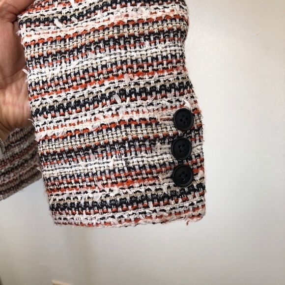 Madewell Crossweave Tweed Blazer Textured NWOT size 6 style 87294 - Picture 4 of 8